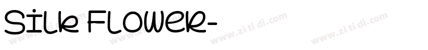 Silk Flower字体转换